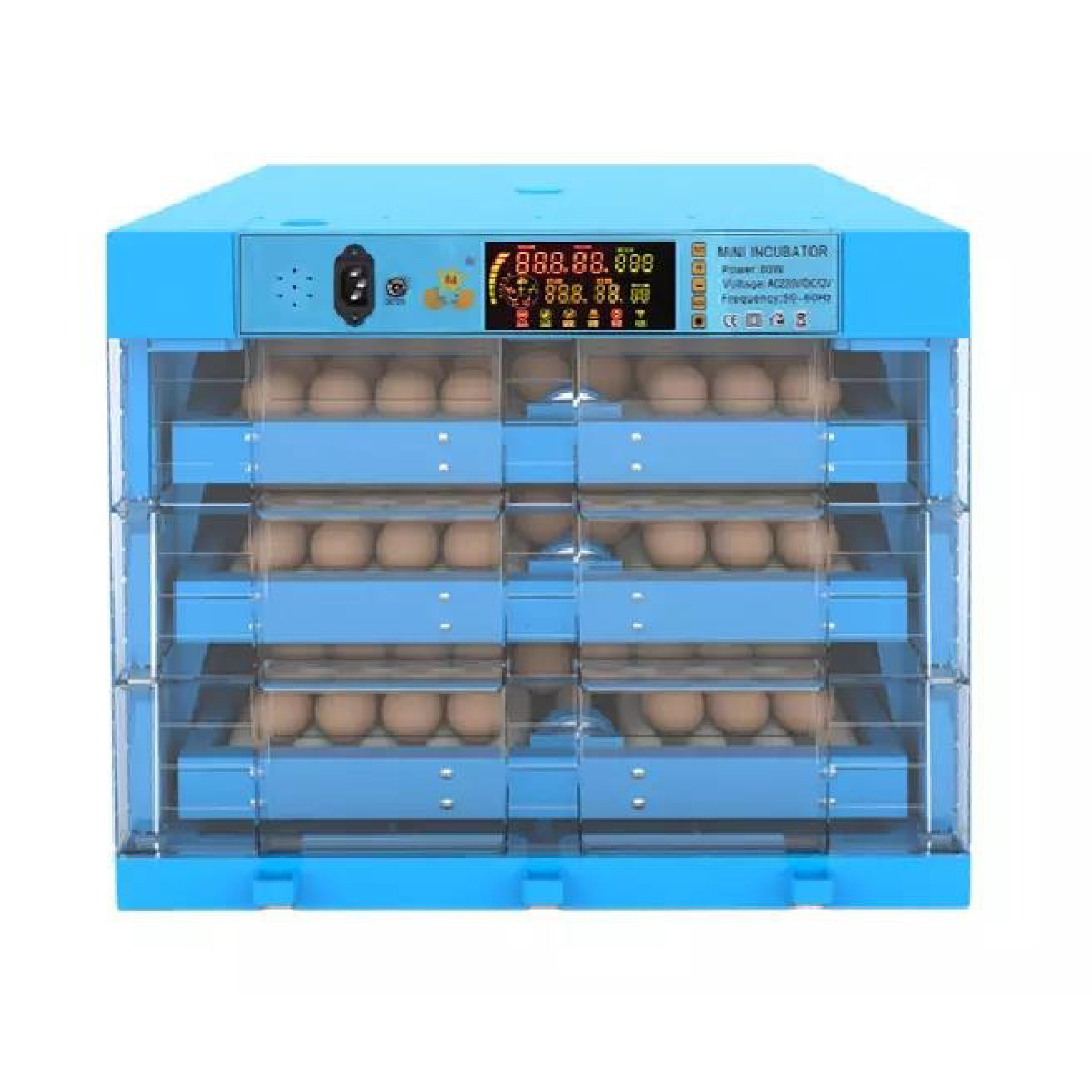 192 eggs-01 192 Eggs Automatic Incubator - Image 1